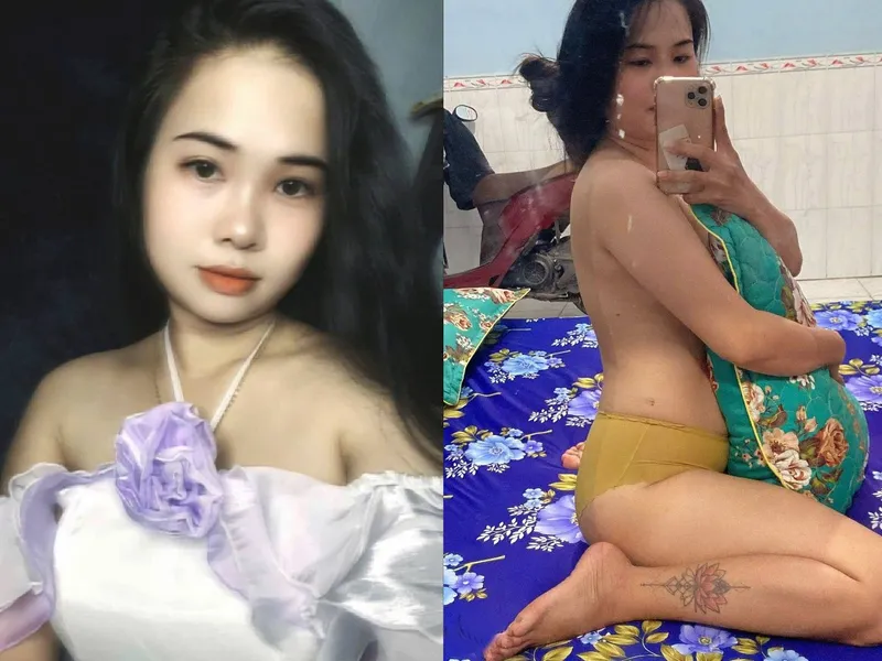 Bà xã dâm cằm điện thoại tự quay chồng yêu nắc mình